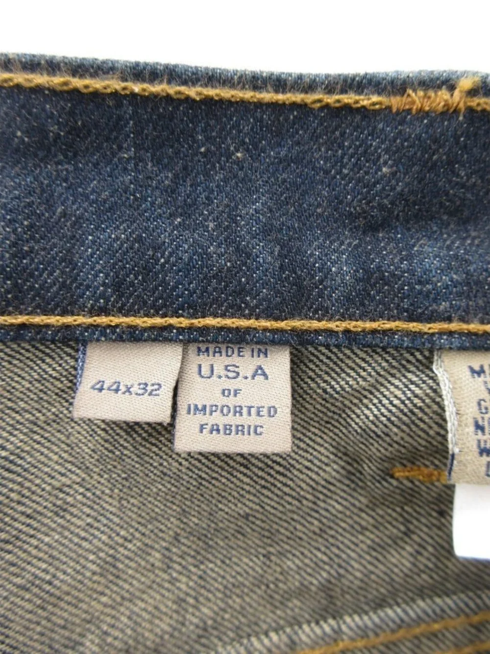 Bills Khakis Jeans 44X32 Straight Classic Fit Denim Rinse Heritage NEW